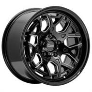 4 Wheel Parts S-Series 3D Mesh Gloss Black Milled Wheels